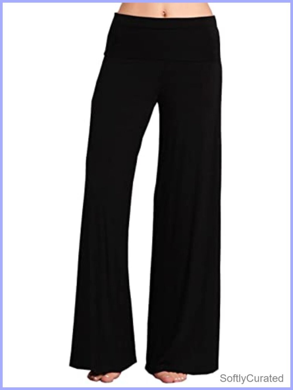 HEYHUN Womens Wide Leg Palazzo Lounge Pants Pull On High Rise Made in USA S-3XL